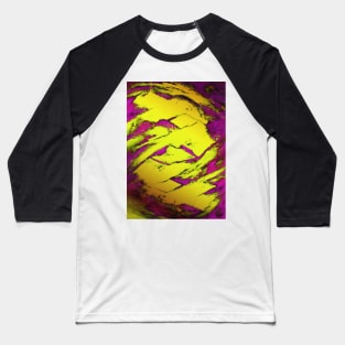 Fractured anger yellow Baseball T-Shirt